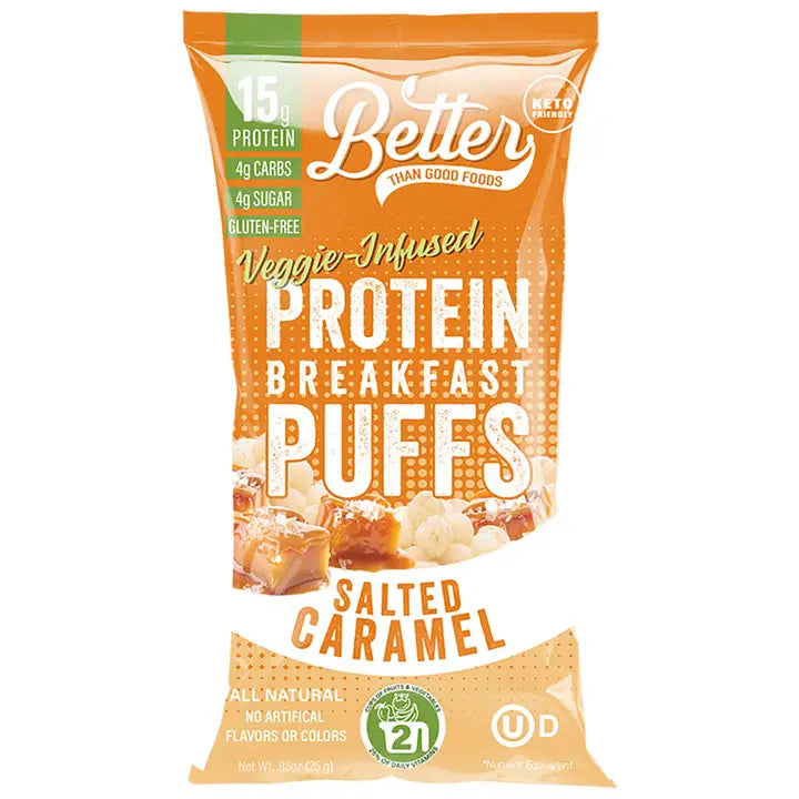 Better Than Good Salted Caramel Protein Puffs