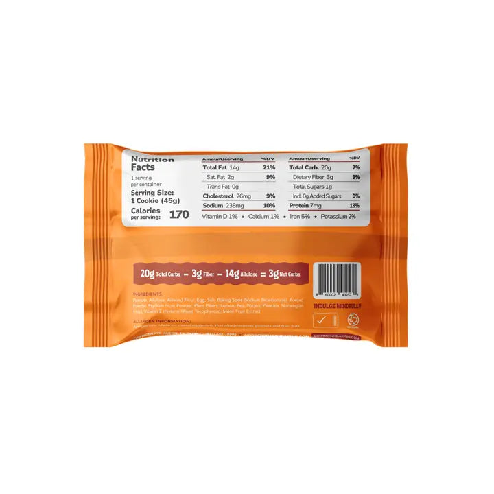 ChipMonk Soft-Baked Peanut Butter Cookie