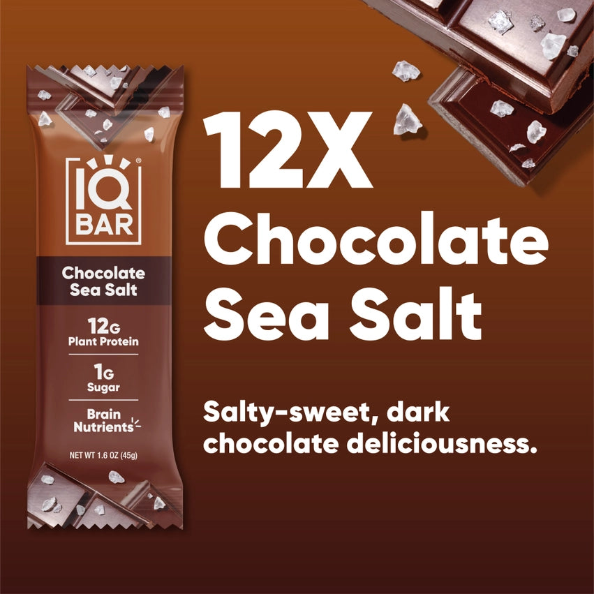 IQBAR Chocolate Sea Salt Keto Protein Bar