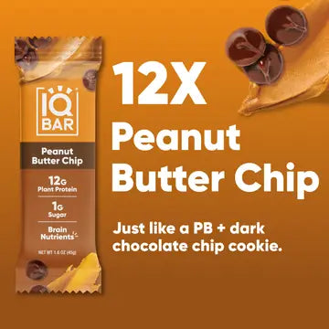 IQBAR Peanut Butter Chip Keto Protein Bar