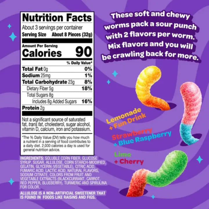Joyride Sour Worms