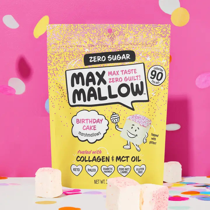 Max Mallow Birthday Cake Marshmallows