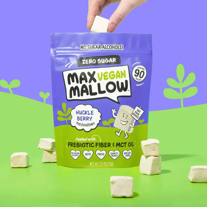 Max Mallow Vegan Huckleberry Marshmallows