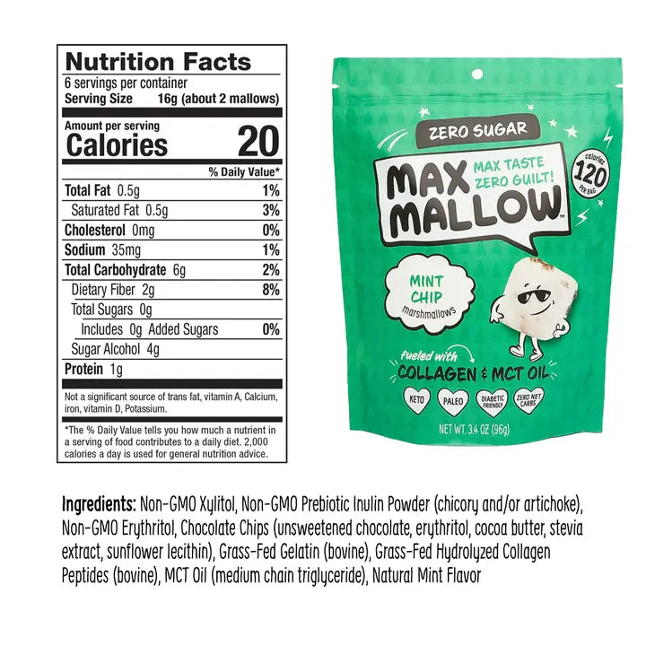 Max Mallow Mint Chip Marshmallows