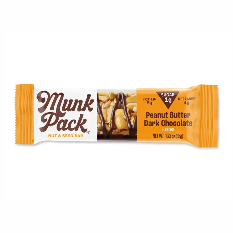 Munk Pack Peanut Butter Dark Chocolate Bar