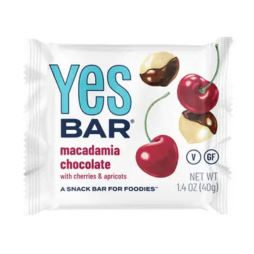 Yes Bar Macadamia Cherry Chocolate Bar